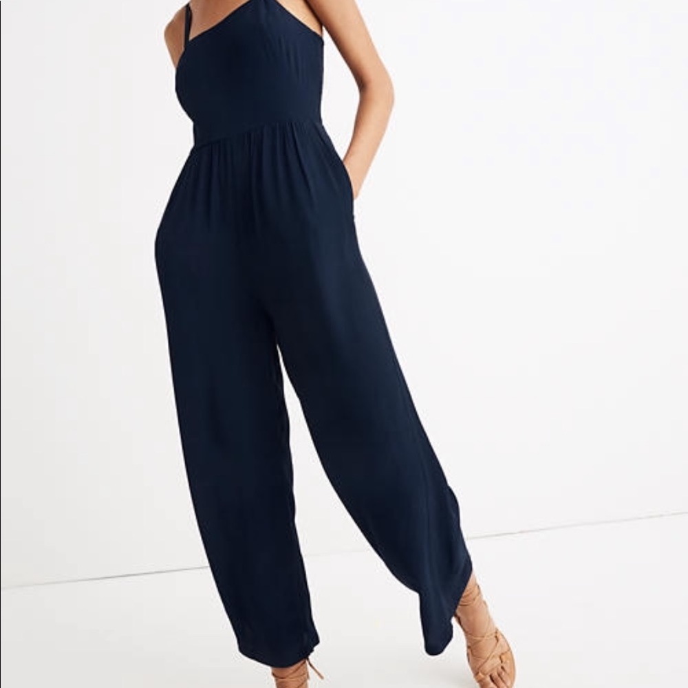 Madewell wide leg romper